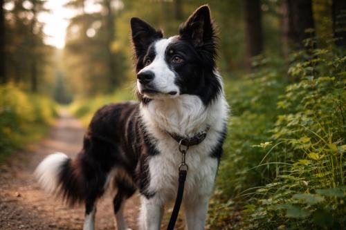 Border Collie Over-Scanning the Environment During Walks