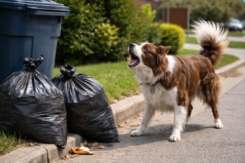 Why Does My Dog Bark at Trash Bags?