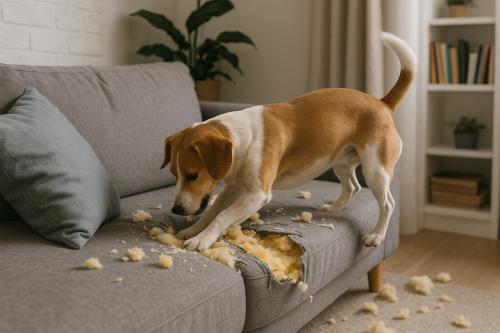 Why Dogs Suddenly Start Digging the Couch