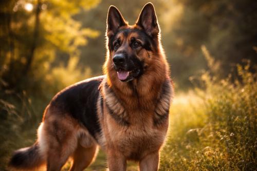 German Shepherd Always Alert - Normal or Stress?