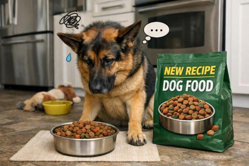 Why Is My German Shepherd Not Eating New Food?