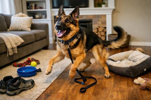 German Shepherd Won’t Settle After Walks? Causes, Signs & How to Help Them Relax