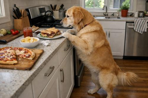 Why Does My Golden Retriever Steal Food From Counters?