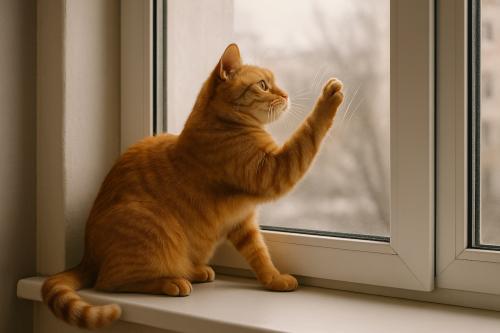 Why Cats Scratch Windows Only at Night