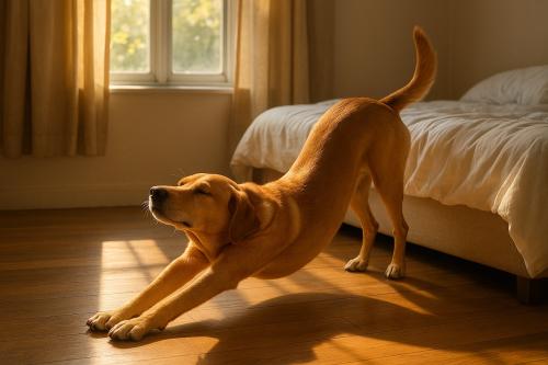 Why Do Dogs Stretch So Much in the Morning?