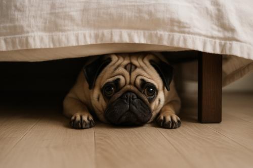 Why Your Dog Suddenly Wants to Hide Under the Bed