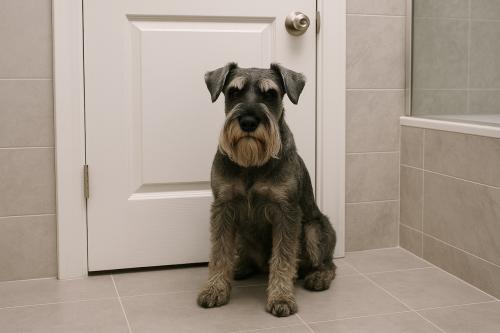 Why Dogs Guard the Bathroom Door