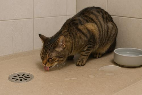 Why Your Cat Drinks From the Shower Floor