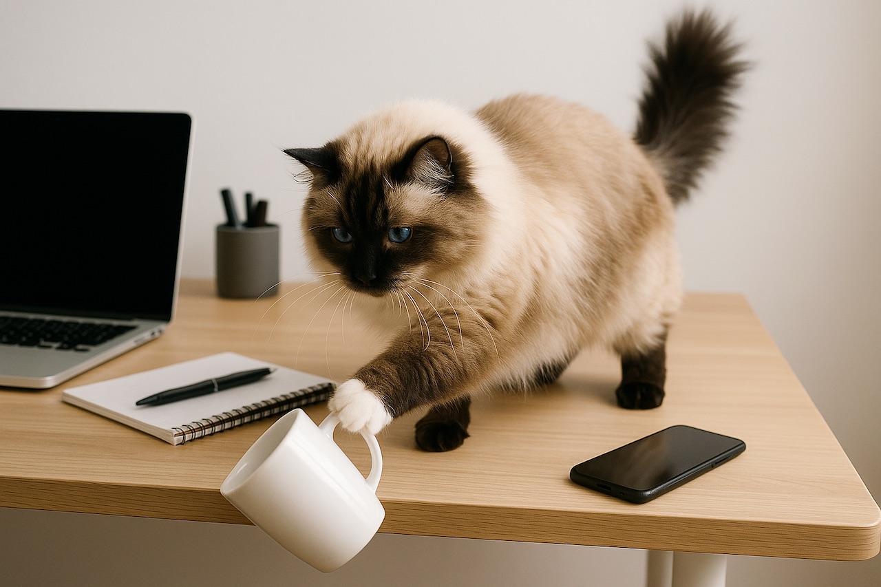 Cats Knock Objects Off Tables