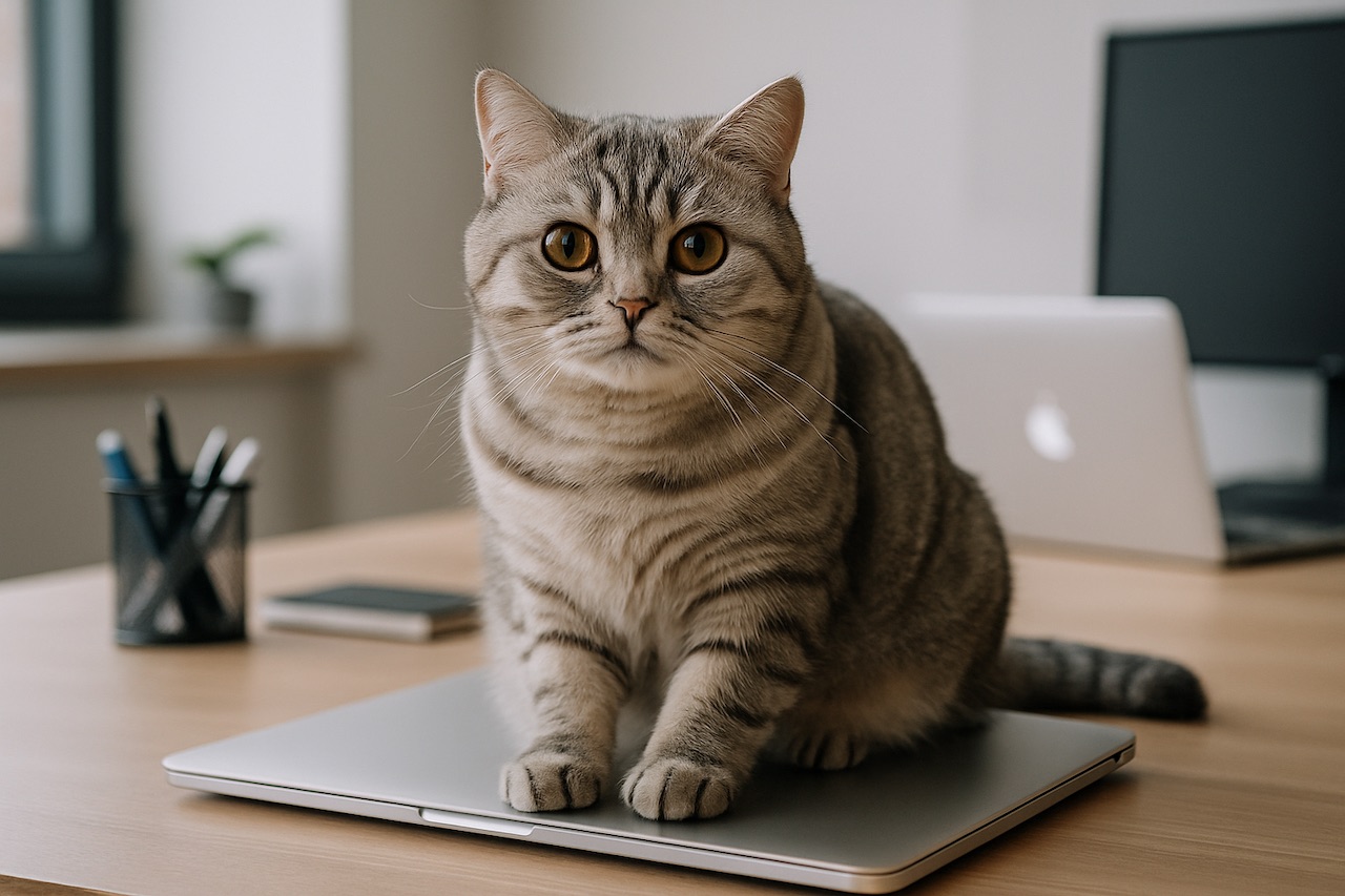 Cats Sit on Your Laptop