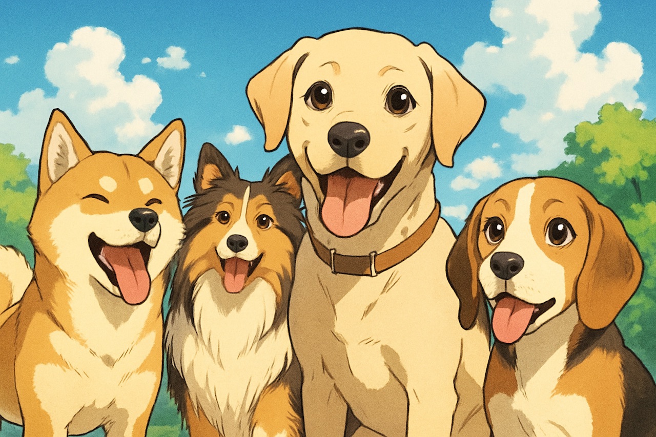 Cute Anime Dog Names from Studio Ghibli Worlds