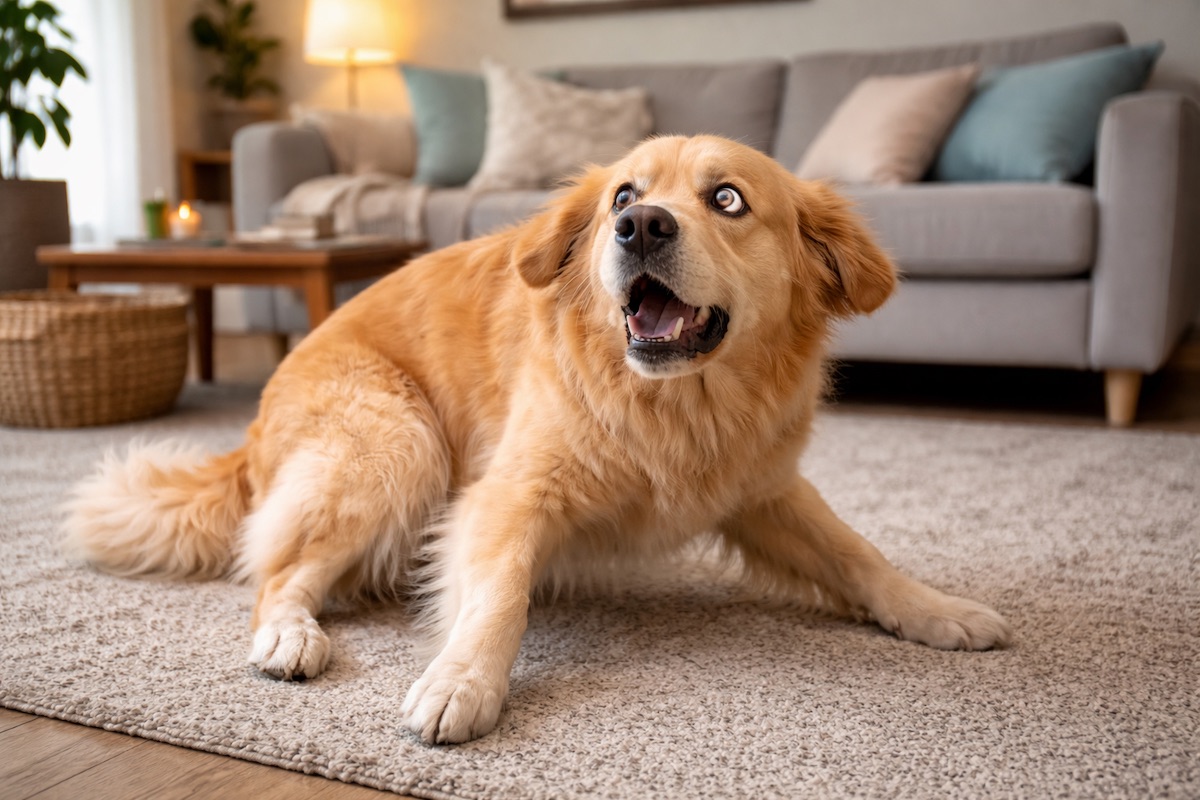 Dog Act Scared of Nothing