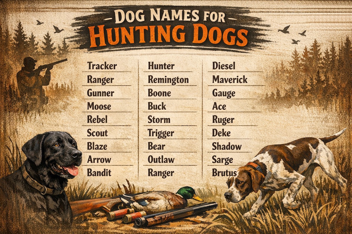 Dog Names for Hunting Dogs