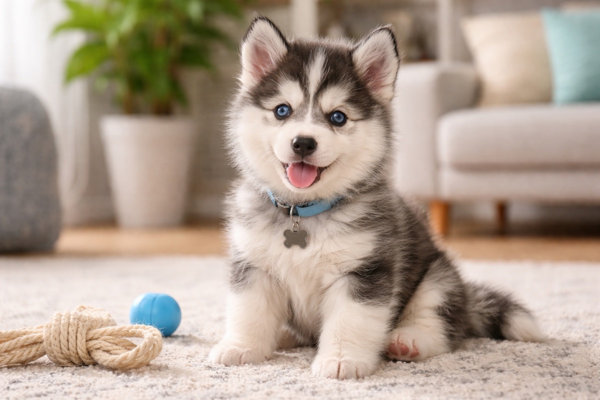 Husky Puppy at 2 months