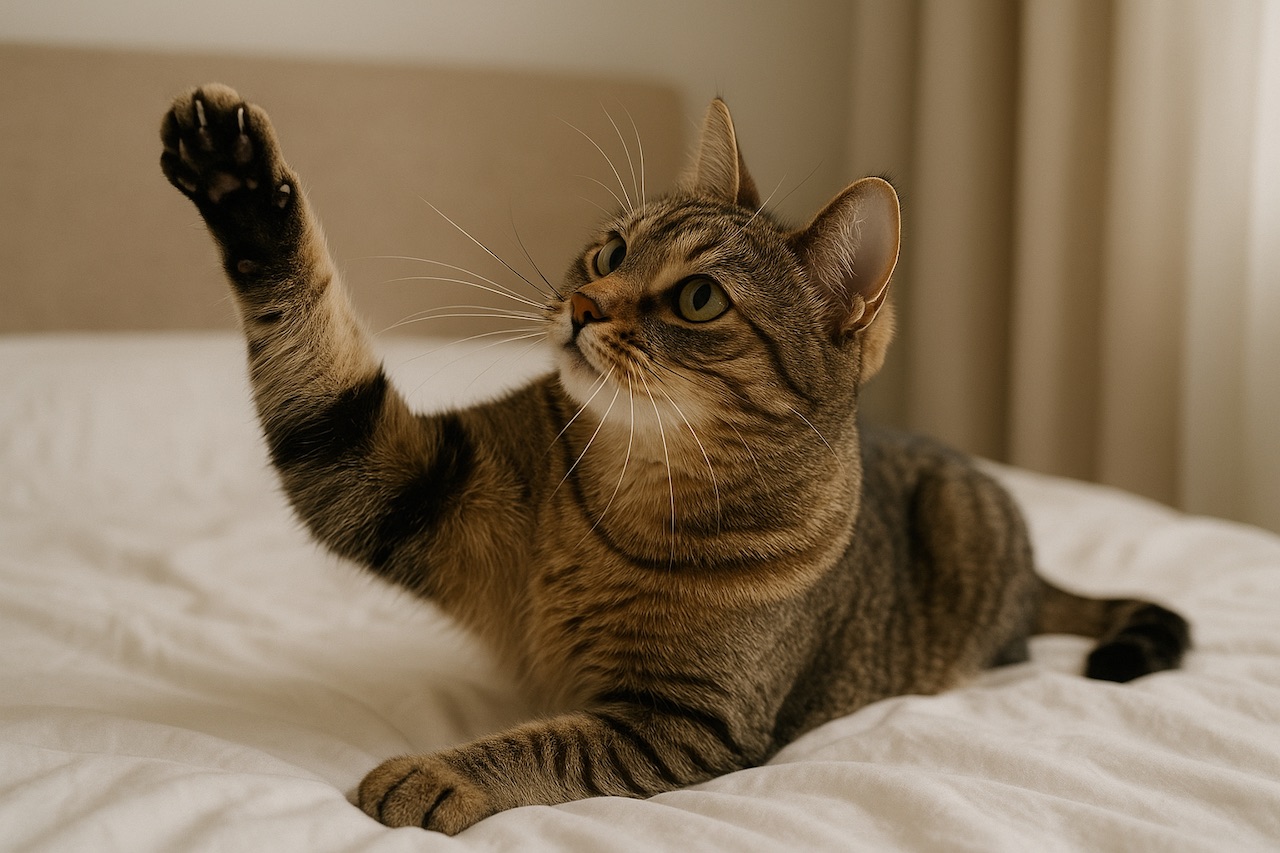 Why Cats Touch Your Face While You Sleep