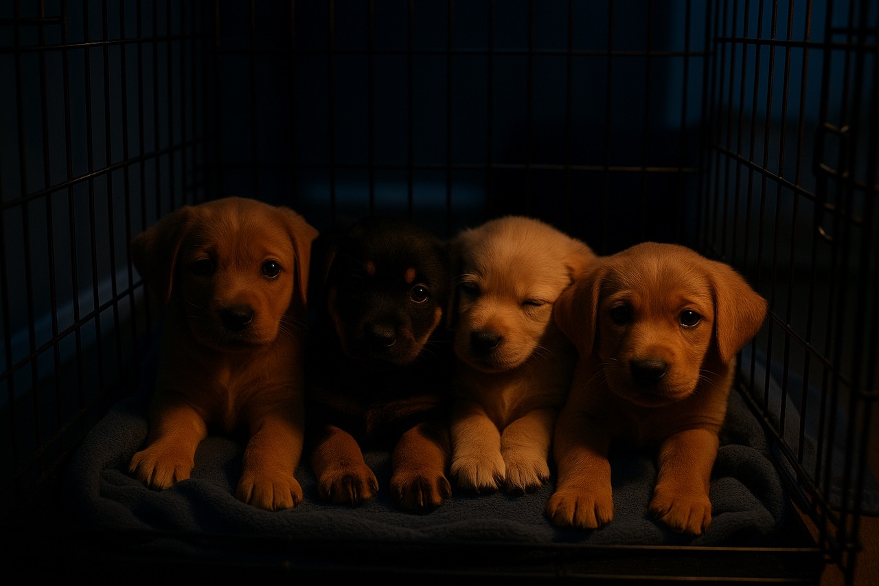 Why Do Puppies Cry in Their Crate at Night