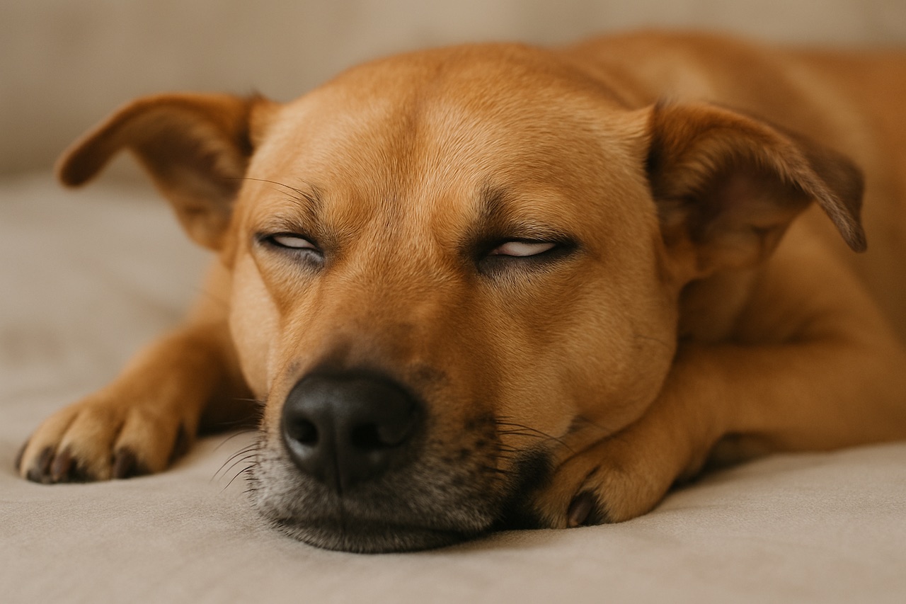 Why Does My Dog Sleep With Their Eyes Open